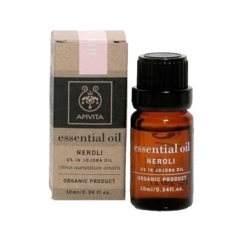 Apivita Essential Oil Neroli Αιθέριο Έλαιο Νέρολι 10% διάλυμα σε λάδι jojoba 10ml