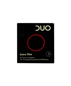 Duo Extra Thin Λεπτά Προφυλακτικά 3τμχ