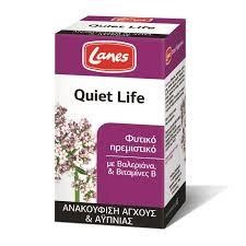 Lanes Quiet Life Ταμπλέτες Συμπλήρωμα Διατροφής Φυτικό Ηρεμιστικό Αντιμετώπισης Στρες 100tabs