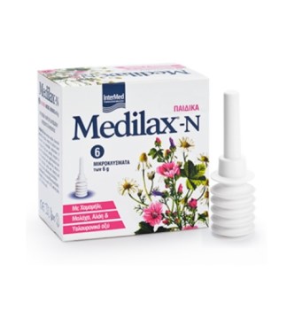 Intermed Medilax-N Παιδικά με χαμομήλι & μολόχα 6gr 6τμχ
