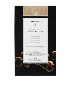 Korres Argan Oil Ageless Colorant Νο 9.17 Κατάξανθο Ανοιχτό Μπεζ