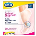 Scholl PediMask Nutriente Nourish 0% Ενυδατική Μάσκα Ποδιού Χωρίς Άρωμα 1 Ζεύγος