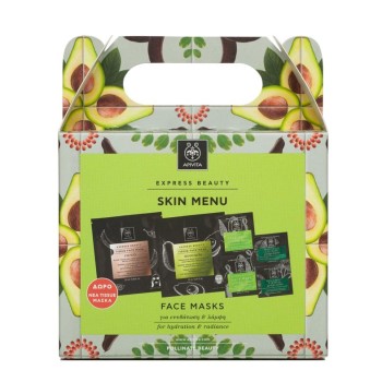 Apivita Set Express Beauty Skin Menu Tissue Face mask PROMO