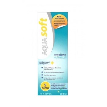AQUASOFT 380ml υγρο φακων επαφης