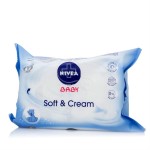 Nivea Baby Soft & Cream Μωρομάντηλα 63τμχ