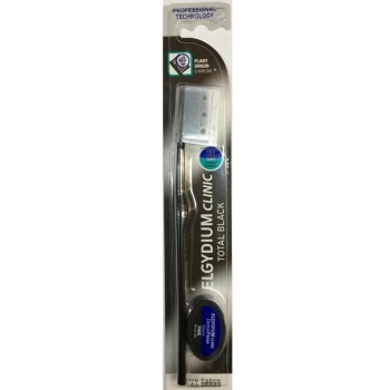 Elgydium Clinic Total Black Οδοντόβουρτσα, 1 τεμάχιο με δωρο οδοντικο νημα
