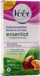 Veet Sugar Wax Natural Inspirations with Natural Argan Oil Ζεστό Κερί Αποτρίχωσης 250ml.
