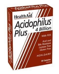 Health aid Acidophilus Plus 4 Billion Vegetarian Capsules 30s