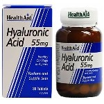 Health Aid Hyaluronic Acid 55mg, 30 tabs