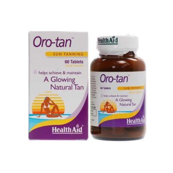 Health Aid Oro-tan Συμπλήρωμα Διατροφής για Λαμπερό & Φυσικό Μαύρισμα, 60 tabs