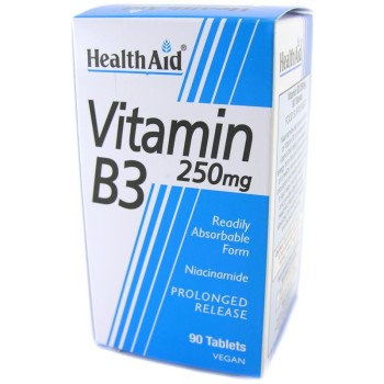 Health Aid Vitamin B3 (Niacin) 250mg