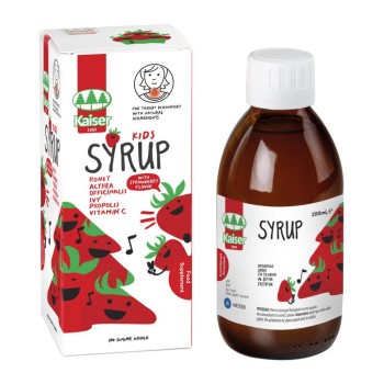 kaiser Kids Syrup Παιδικό Σιρόπι για το Λαιμό Φράουλα, 200ml