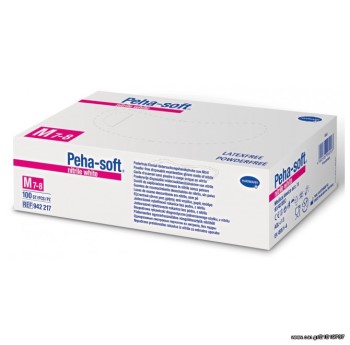 HARTMANN PEHA-SOFT NITRILE ΛΕΥΚΟ ΕΞΕΤ ΓΑΝΤ ΧΩΡiΣ  ΠΟΥΔΡΑ  M 100ΤΕΜ