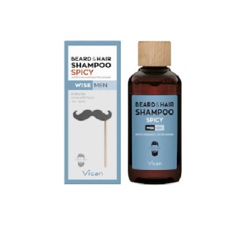 Vican Wise Men Beard & Hair Shampoo Spicy 200ml