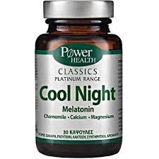 Power Health Classics Platinum Cool Night, Αντιμετώπιση της Αϋπνίας χωρίς Παρενέργειες 30 κάψουλες