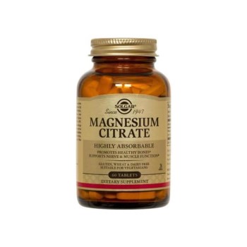Solgar Magnesium Citrate 200mg , 60 Tablets