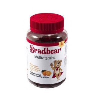 Bradex Bradbear Multivitamins 60 μασώμενες ταμπλέτες