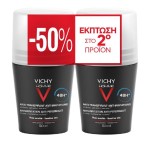 Vichy Promo Deodorant Homme 48H Αποσμητικό 50ml, Το 2ο στη Μισή Τιμή
