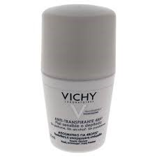Vichy DEODORANT 48hrs Roll - On 48ωρη Αποσμητική φροντίδα για ευαίσθητες ή & αποτριχωμένες επιδερμίδες, 50ml