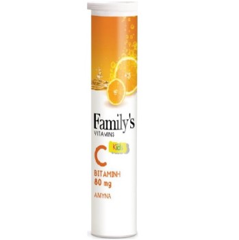 Power Health Family's Vitamins Βιταμίνη C Kids 80mg, 20tabs