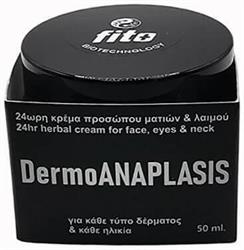 Fito+ DermoANAPLASIS 24ωρη Φυτική Κρέμα Προσώπου & Ματιών Με Πεπτίδια Λάμψης & Πεπτίδια Επανόρθωσης 50ml