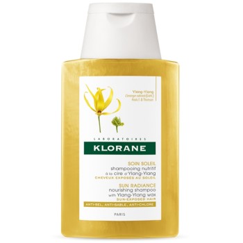 Klorane Ylang Ylang Shampoo Sun Radiance Σαμπουάν Θρέψης Μαλλιών για Φροντίδα από τον Ήλιο  100ml