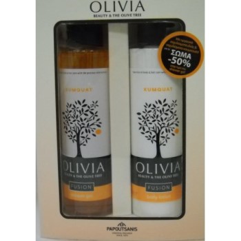 Olivia Fusion Kumquat Κρέμα Σώματος  300ml  Αφρόλουτρο  300ml