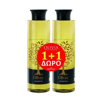 Papoutsanis Olivia Αφρόλουτρο 300ml 1+1 Δώρο
