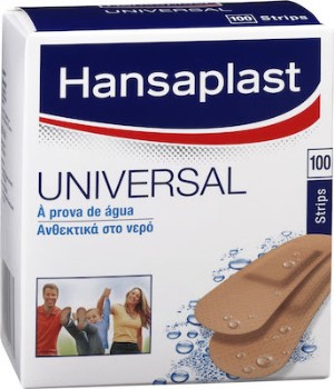 Hansaplast Family Pack Universal Water Resistant 100 Επιθέματα (3,0cm x 7,2cm) (45677) _