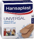 Hansaplast Family Pack Universal Water Resistant 100 Επιθέματα (3,0cm x 7,2cm) (45677) _