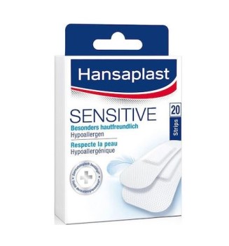 Hansaplast Sensitive 20Strips 2 Μεγεθών