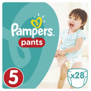 Pampers  Pants No5 (15+kg) 28 Πάνες Βρακάκια