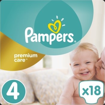 Pampers Premium Care Πάνες Μέγεθος 4 (2-5 κg) 18 Πάνες