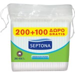 Septona Ωτοκαθαριστές Με Οργανικό Βαμβάκι 200 Τεμάχια 100 δωρο