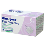 Menarini Glucoject pen needles βελόνες ινσουλίνης 6mm 100τμχ