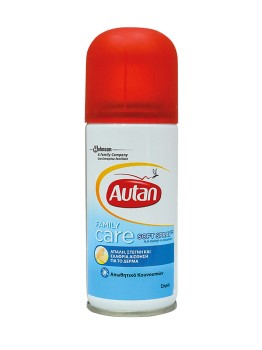 Autan Family Care Soft Spray Απωθητικό Κουνουπιών σε Σπρέι (Αερόλυμα Πούδρας), 100 ml