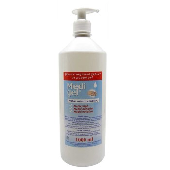 Medi gel Ήπιο Αντισηπτικό Χεριών Σε Μορφή Gel 1000ml
