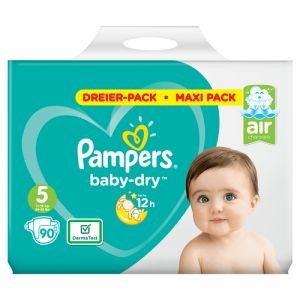 Pampers Active Baby Πάνες Μέγεθος 5 90τμχ