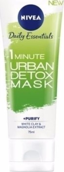 Nivea 1 Minute Urban Detox Mask & Purify White Clay & Magnolia Extract 75ml
