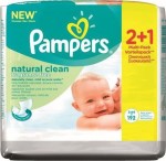 Pampers Natural Clean 2*64τμχ & Δώρο 1*64τμχ