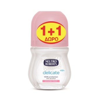 Neutro Roberts Delicate Powder Fresh Roll-On 2 x 50ml