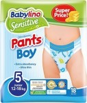 Babylino Sensitive Pants Boy No 5 (12-18Kg) 18 τμχ