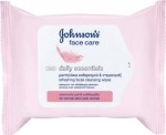 Johnson & Johnson Daily Essentials Μαντηλάκια Καθαρισμού & Ντεμακιγιάζ 25τμχ