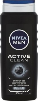 Nivea Men Active Clean Shower Gel Αφρόλουτρο 500ml