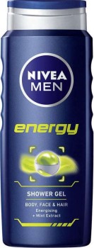 Nivea MEN Energy For Men Shower Gel Αφρόλουτρο 500ml