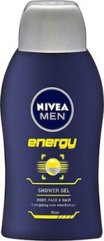 Nivea MEN Energy For Men Shower Gel Αφρόλουτρο 50ml MINI