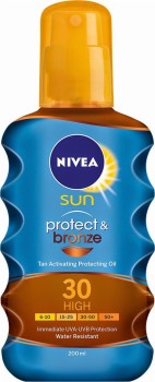Nivea Sun Protect & Bronze Oil Spray SPF 30 200ml