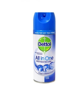 Dettol All In One Crisp Linen Απολυμαντικό Spray 400ml