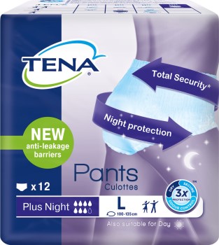 Tena Pants Plus Night Large (12 τμχ)