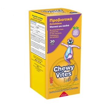 Vican Chewy Vites Jelly Bears Προβιοτικά Ζελεδάκια για Παιδιά 3 ετών & άνω, 30 gummies